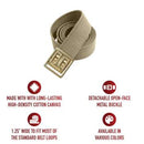 Rothco Military Web Belts With Open Face Buckle. Item