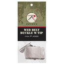 Rothco G.I. Type Web Belt Buckle And Tip Pack. Item