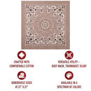 Rothco Trainmen Paisley Bandana – Extra-Large - 27” X 27". Item