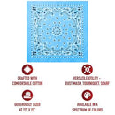 Rothco Trainmen Paisley Bandana – Extra-Large - 27” X 27". Item