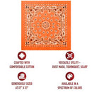 Rothco Trainmen Paisley Bandana – Extra-Large - 27” X 27". Item