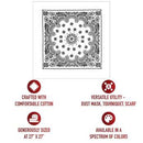 Rothco Trainmen Paisley Bandana – Extra-Large - 27” X 27". Item