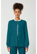 Cherokee Snap Front Warm-Up Jacket. Item 4350 in CK WW ORIGINALS Collection. Live Chat for Bulk Discounts.