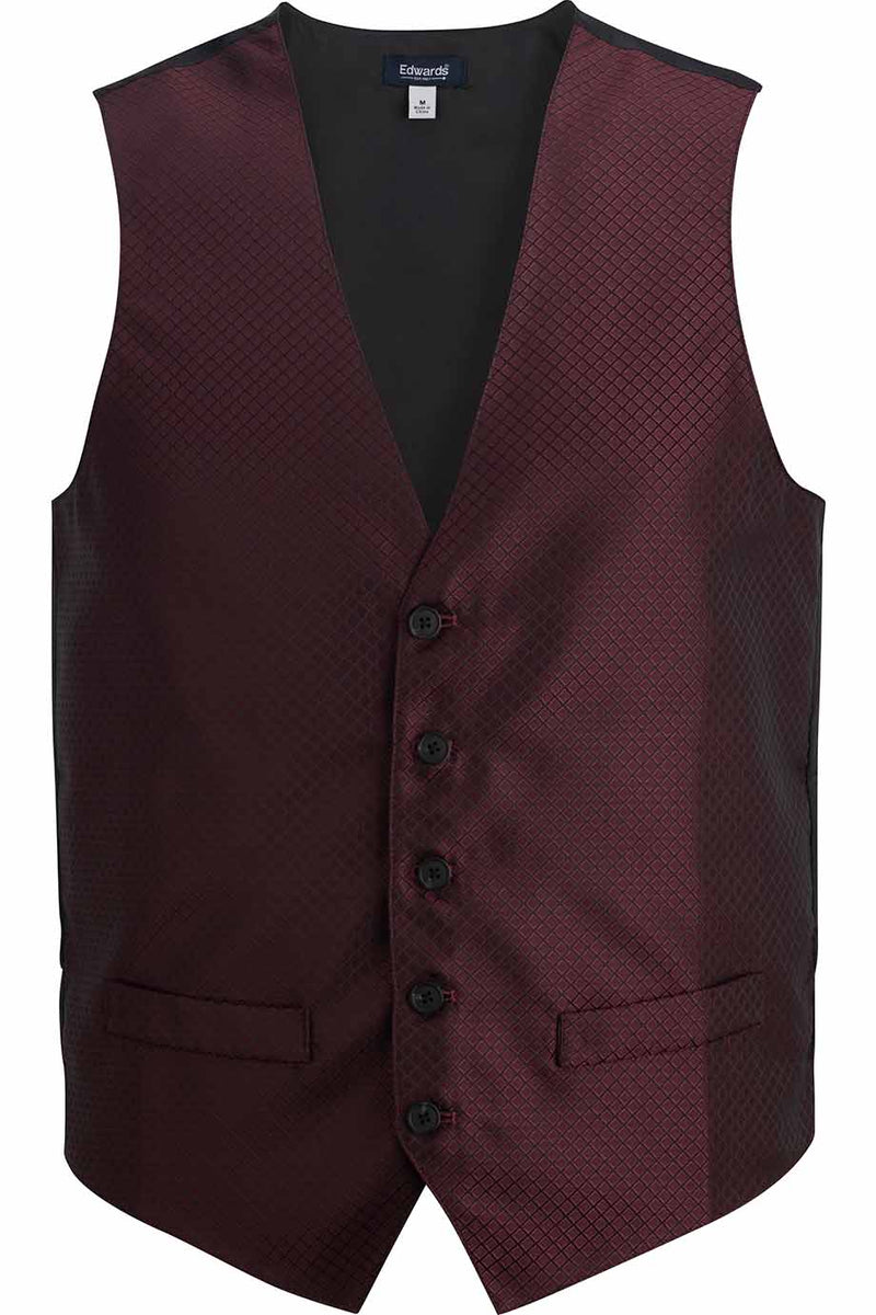 Edwards Mens Brocade Vest [