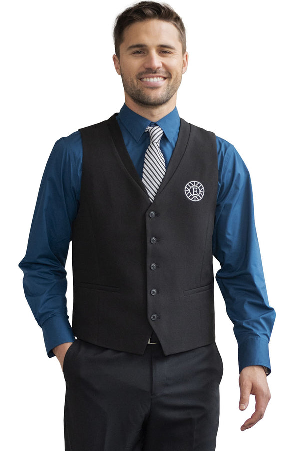 Edwards Mens Ottoman Trim Vest [#4398].  Live Chat for Bulk Discounts