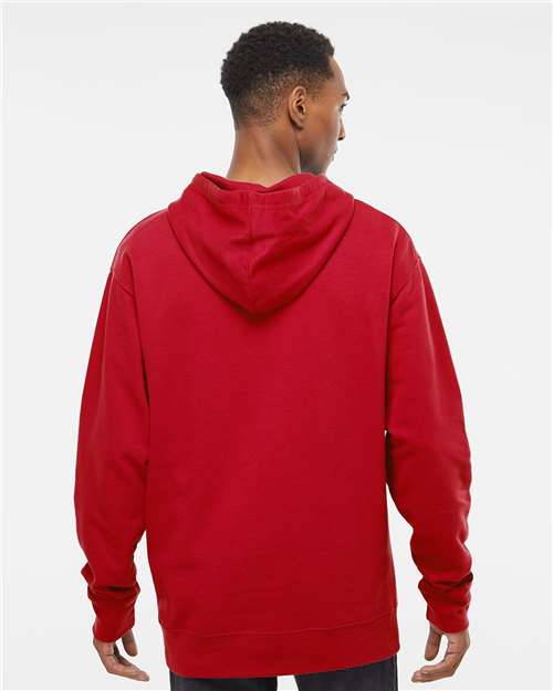 Independent Trading Co. Midweight Hooded Sweatshirt SS4500 - Red