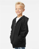 Independent Trading Co. Youth Midweight Full-Zip Hooded Sweatshirt SS4001YZ