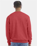 Champion Powerblend® Crewneck Sweatshirt S600 - Scarlet Heather