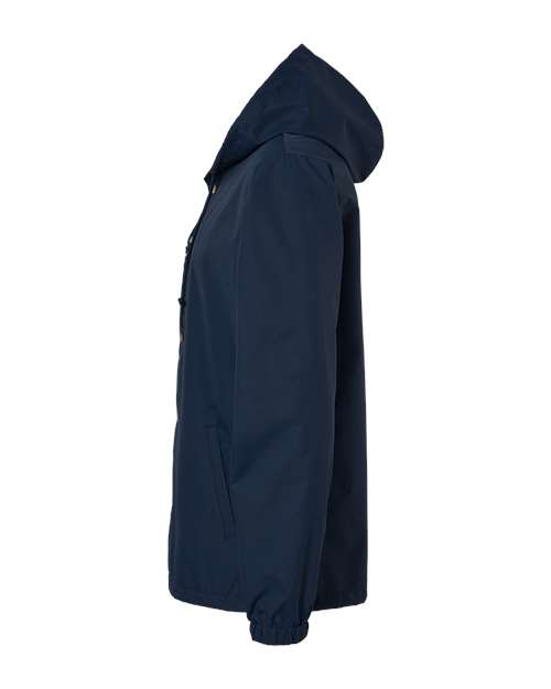 Independent Trading Co. Water-Resistant Hooded Windbreaker EXP95NB