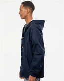 Independent Trading Co. Water-Resistant Hooded Windbreaker EXP95NB