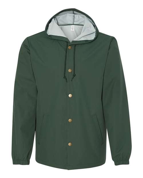 Independent Trading Co. Water-Resistant Hooded Windbreaker EXP95NB