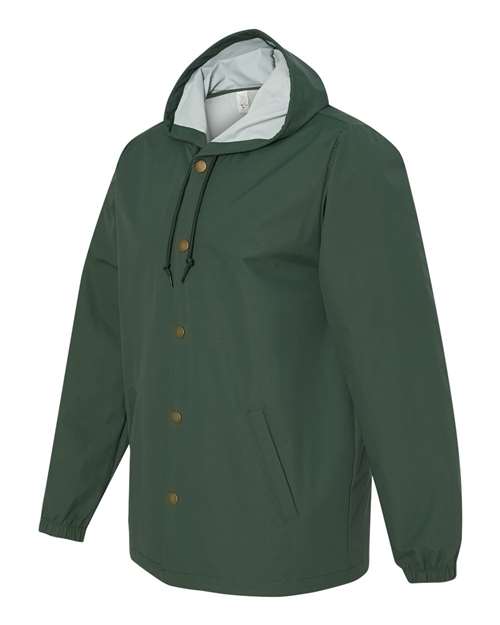 Independent Trading Co. Water-Resistant Hooded Windbreaker EXP95NB