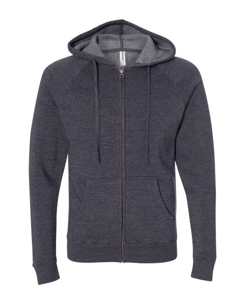Independent Trading Co. Special Blend Raglan Full-Zip Hooded Sweatshirt PRM33SBZ