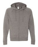 Independent Trading Co. Special Blend Raglan Full-Zip Hooded Sweatshirt PRM33SBZ