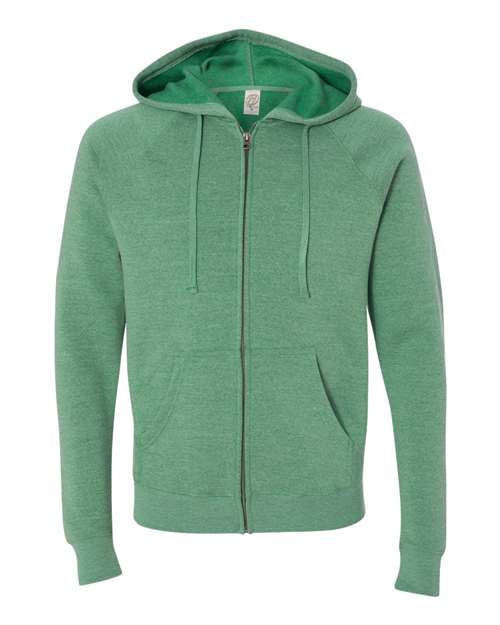 Independent Trading Co. Special Blend Raglan Full-Zip Hooded Sweatshirt PRM33SBZ