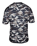 Badger Camo T-Shirt 4181 - Navy