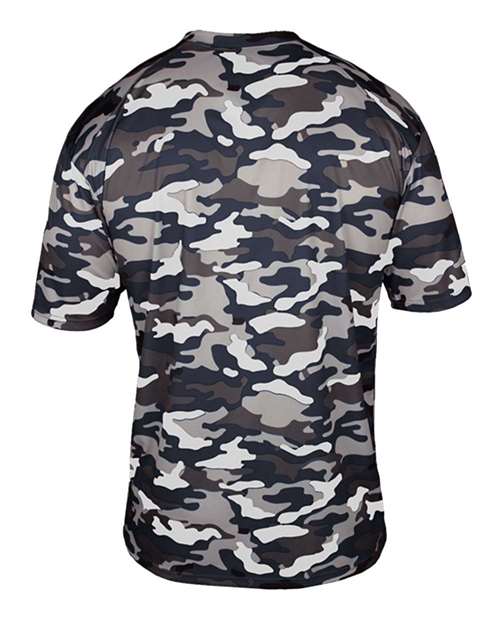 Badger Camo T-Shirt 4181 - Navy