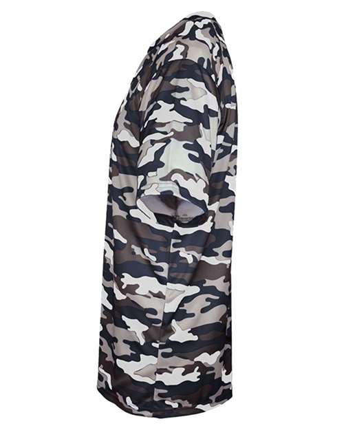 Badger Camo T-Shirt 4181 - Navy