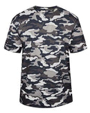 Badger Camo T-Shirt 4181 - Navy