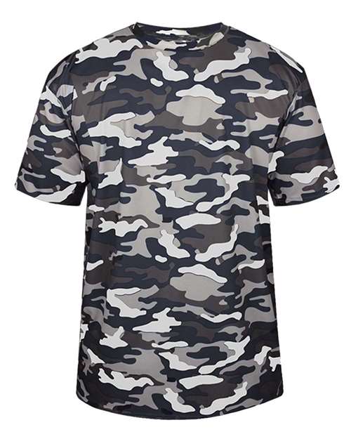 Badger Camo T-Shirt 4181 - Navy