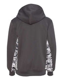 Badger Youth Digital Camo Colorblock Performance Fleece Hooded Sweatshirt 2464