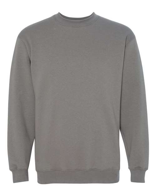 Bayside USA-Made Crewneck Sweatshirt 1102 - Charcoal