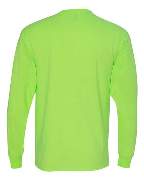 JERZEES Dri-Power® Long Sleeve 50/50 T-Shirt 29LSR - Neon Green