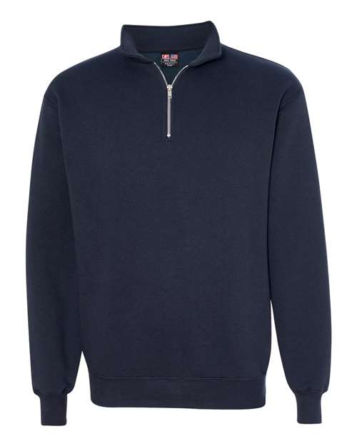 Bayside USA-Made Quarter-Zip Pullover Sweatshirt 920