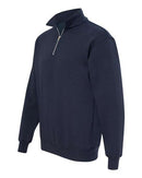 Bayside USA-Made Quarter-Zip Pullover Sweatshirt 920