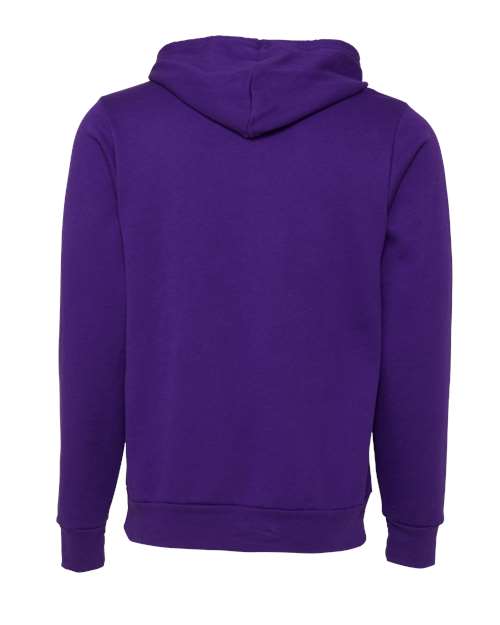 BELLA + CANVAS Sponge Fleece Hoodie 3719 - Team Purple