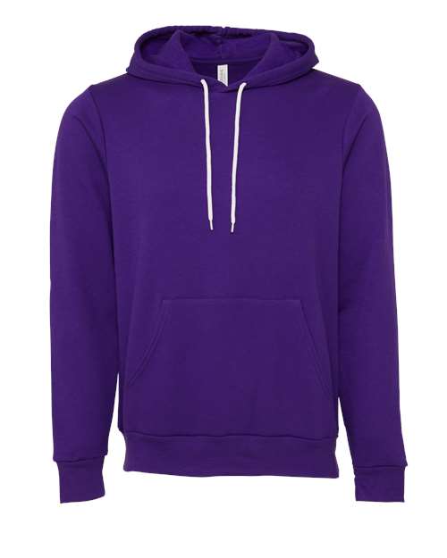BELLA + CANVAS Sponge Fleece Hoodie 3719 - Team Purple