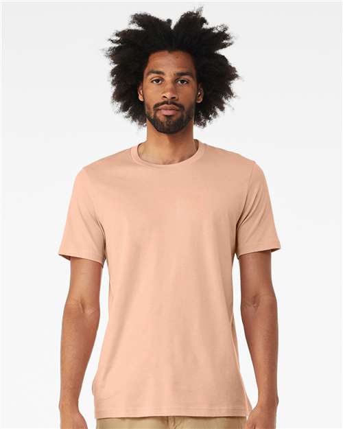BELLA + CANVAS Jersey Tee 3001 - Peach