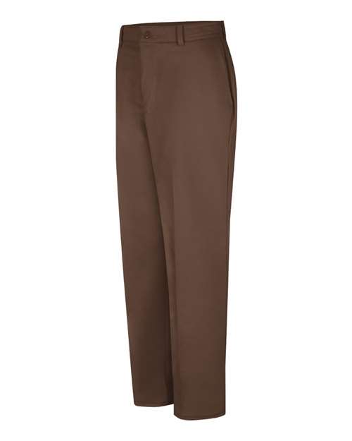 Red Kap Wrinkle-Resistant Cotton Work Pants PC20 - Brown - 30I