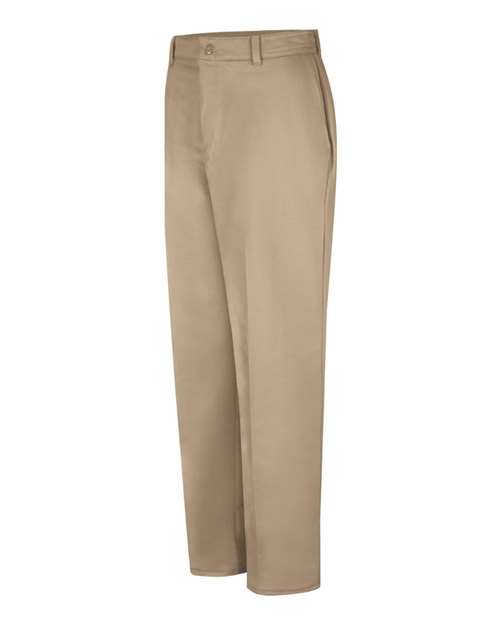 Red Kap Wrinkle-Resistant Cotton Work Pants PC20 - Khaki - 34I
