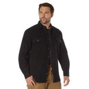Rothco Heavy Weight Solid Flannel Shirt. Item
