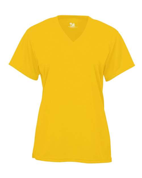Badger Women’s B-Core V-Neck T-Shirt 4162 - Gold