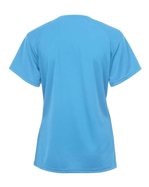 Badger Women’s B-Core V-Neck T-Shirt 4162 - Columbia Blue