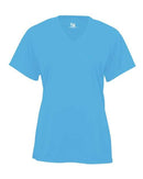 Badger Women’s B-Core V-Neck T-Shirt 4162 - Columbia Blue