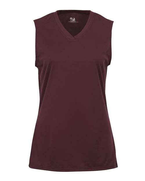 Badger Women's B-Core Sleeveless T-Shirt 4163 - Maroon