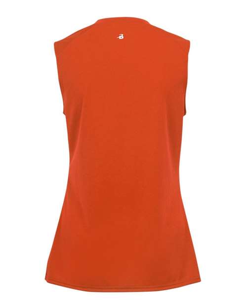 Badger Women's B-Core Sleeveless T-Shirt 4163 - Burnt Orange