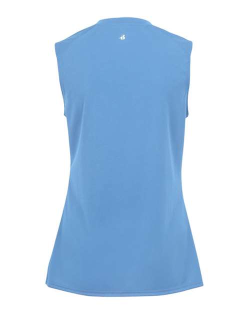 Badger Women's B-Core Sleeveless T-Shirt 4163 - Columbia Blue