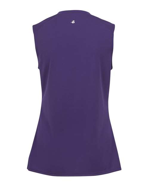 Badger Women's B-Core Sleeveless T-Shirt 4163 - Purple