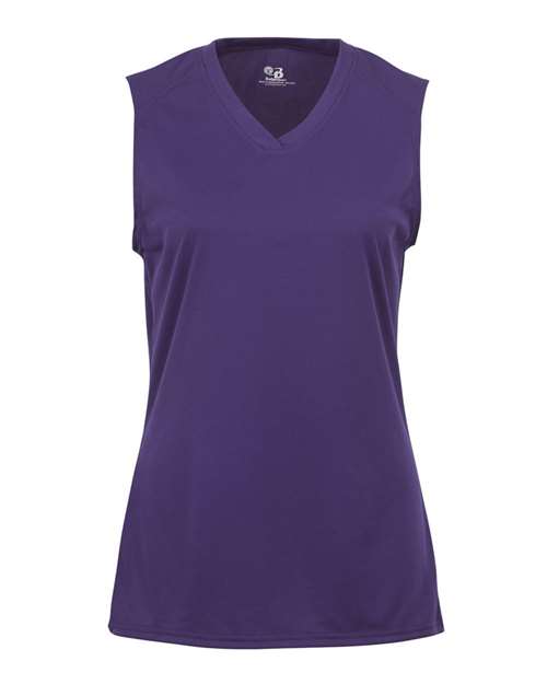 Badger Women's B-Core Sleeveless T-Shirt 4163 - Purple