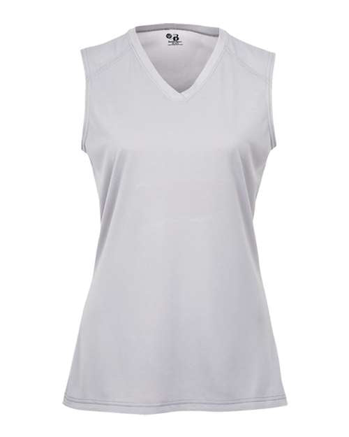 Badger Women's B-Core Sleeveless T-Shirt 4163 - Silver