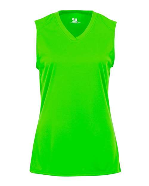 Badger Women's B-Core Sleeveless T-Shirt 4163 - Lime
