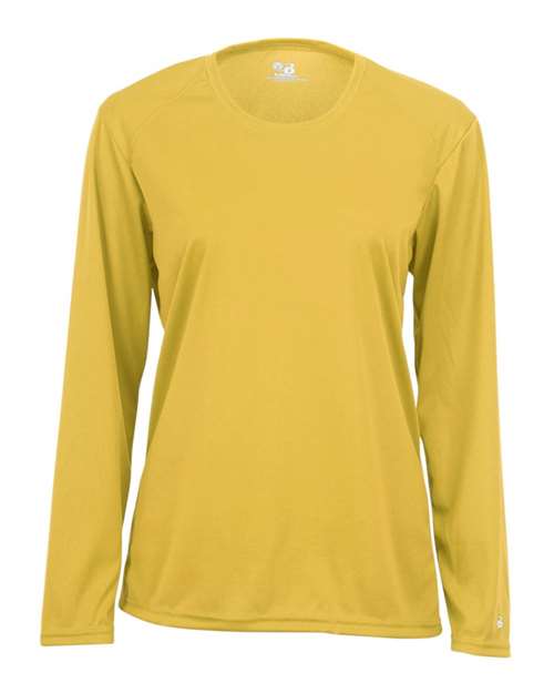 Badger Women's B-Core Long Sleeve T-Shirt 4164 - Gold