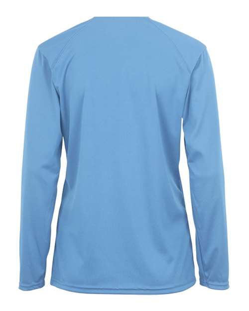 Badger Women's B-Core Long Sleeve T-Shirt 4164 - Columbia Blue