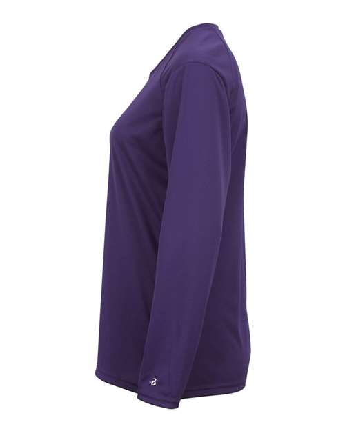 Badger Women's B-Core Long Sleeve T-Shirt 4164 - Purple