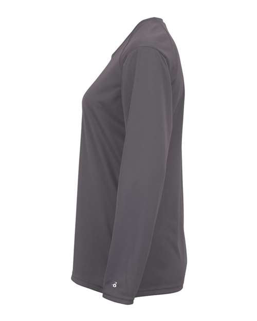 Badger Women's B-Core Long Sleeve T-Shirt 4164 - Graphite