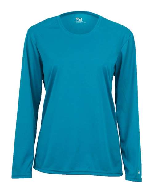 Badger Women's B-Core Long Sleeve T-Shirt 4164 - Electric Blue